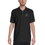 Top That One Embroidered Polo Shirt BLK